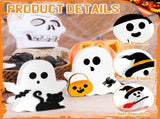 ute Ghost Halloween Decorations Indoor, Wooden Tiered Tray Decor Table Sign Set of 3, Black Cat Bat 14847370