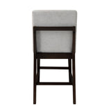 Edwyn Gray Linen & Espresso Finish Counter Height Chair B2726P313157