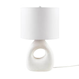 ZUN Ceramic Table Lamp White See below B035P264541