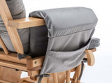 Glider Rocker Replacement Cushions with Storage Pocket, 5PCS, Soft Velvet Thickened, Washable 78460623