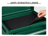4-Drawer Locking Steel Tool Cart Army Green 14089746