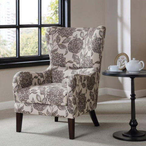 ZUN Arianna Swoop Wing Chair B03548245