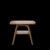 Modern Wooden Dining Table with Storage Shelf, Walnut Finish W3137P270470