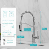 Touchless Kitchen Faucet,Hands Free Automatic Smart Kitchen Faucet W1932P154582