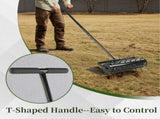 17-inch Lawn Aerator, Rolling Aerator Lawn Tool with T-shaped Handle, Heavy Duty Lawn Aerator Tool, 92045278