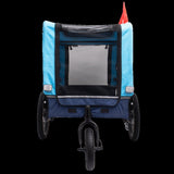 2-in-1 Bike Trailer & Push Cart for Pets - Detachable Bike Hitch & Push Handle Included W1364133910