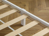 FCH Twin Pine Single-Layer Core Vertical Stripe Full-Board Curved Bed Head With The Same Bed Foot 98852423