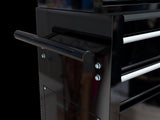 High Capacity Rolling Tool Chest with Wheels and Drawers, 8-Drawer Tool Storage Cabinet--BLACK W110243192