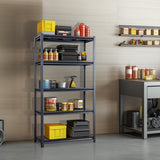 72" H Adjustable Garage Shelves, 5-Tier Heavy Duty Shelving Unit, 2200LBS Wide Metal Utility Storage 06243452