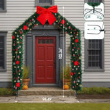 Christmas Artificial Tree Archway Decoration, Realistic PVC Holiday Tree Arch Frame for Outdoor 99731017