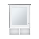 ZUN Vina Medicine Cabinet with Mirror Door 29" High Cabinet Organizer with Three concealed Shelves and B070P234358