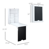 Wall Mounted Foldable Desk-White 46088272