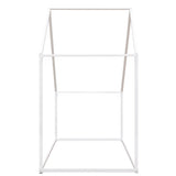 Twin Size Metal House Bed kids Bed, White MF295065AAK