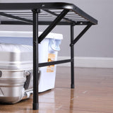 Black Twin Platform Bed B062P145533