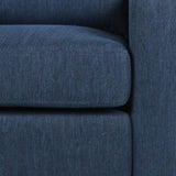 Upholstered Club Chair-Blue N758P268286B