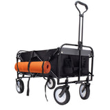 Collapsible Foldable Wagon with strapping system Beach Wagon Utility Utility Wagon Grocery W2932P210082