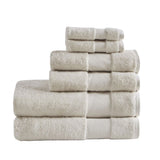 Cotton 6 Piece Bath Towel Set B03599324