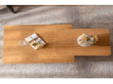 Vintage Fashion Style Square Coffee Table Set with Wood Grain Finish,for Living Room, Office and W757P235684