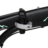 20in 150kg High Carbon Steel Foldable Commuter Bicycle Black 98173787
