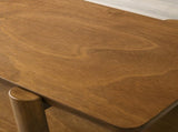 Metz Mid-Century Modern Wood Shelf End Table, Walnut Finish T2574P184953