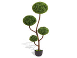 2025 High quality green plant trees spiral for indoor outdoor decoration artificial boxwood topiary W2945P279015