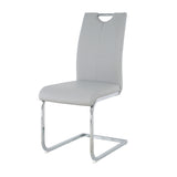 Modern Dining Chairs with Faux Leather Padded Seat Dining Living Room Chairs Upholstered Chair with W210127282