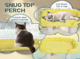 27.5in Cat Tree, Multi-level Cat Tower with Cat Scratching Post and Pad, Cozy Cat Condo, Padded Top 37744591