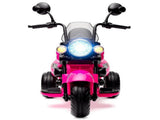 Pink 3-Wheel Electric Motorcycle for Kids Battery Powered Motorbike with Headlights Music Forward 02303592