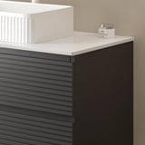 VEDO 30" Artificial Marble Counter Top, no Sink no Cabinet, Carrara White W2615P251865