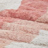 King/Cal King Ombre Shaggy Faux Fur Comforter Set B035P148300