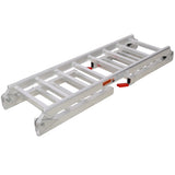 Aluminum Ramp 1,400 LBS/Pair, For Motorcycle/Lawn Mower/ATV Ramp and Tailgate Extender Combo 2 in 1, W465P257046