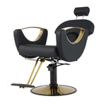 ZUN 360&deg; Swivel Reclining Salon Barber Chair with Heavy Duty Hydraulic Pump for Hair Stylists Home W676P187967