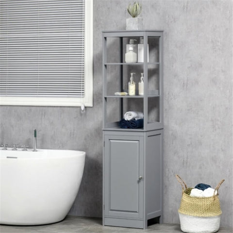 ZUN Bathroom Storage Cabinet-Gray （Prohibited by WalMart） 68102485