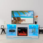 ZUN Fireplace TV Stand With 18 Inch Electric Fireplace Heater,Modern Entertainment Center for TVs up to W1625P152180