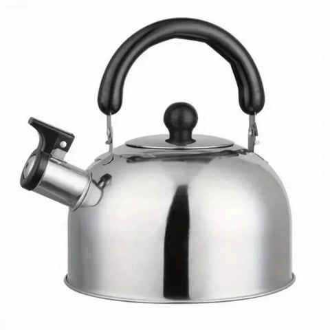 ZUN Induction Whistling Kettle, Tea Kettle, Kettle Made of Stainless Steel, 2L Hot Water Tea Pot for All 90205666