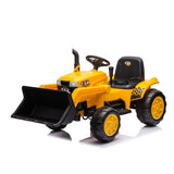 ZUN 12V Kids Ride on Tractor Electric Excavator Battery Powered Motorized Car for Kids Ages 3-6, with W1811P154760