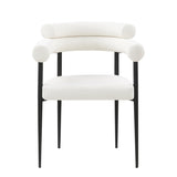 Woker Dining Chairs Set of 2, Mid-Century Modern Dining Chairs, Kitchen Dining Room Chairs, Round W1567139484