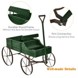 Wooden plant frame with wheels, Green planting pot 66444615