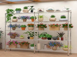 5-layer double row, freely adjustable layer spacing, with adjustable feet, display stand, iron, 92052548