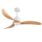 ZUN 52" Ceiling Fan with Dimmable LED Light Remote Control,Quiet DC Motor 6 Speed Levels,Adjust Height W1592P209562