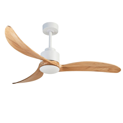 ZUN 52" Ceiling Fan with Dimmable LED Light Remote Control,Quiet DC Motor 6 Speed Levels,Adjust Height W1592P209562