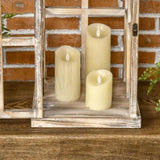 2 packs of 28 "/20" wooden lanterns decorated 96492815