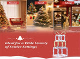 3ft Lighted Christmas Gift Boxes - 200 LED Lights , Acrylic Beads, Multi-Color 16060153