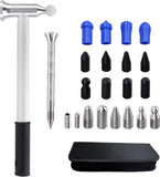 ZUN Car Dent Repair Hammer 25-piece set - Dent remover tool, paint-free stainless steel hammer bump 71880245