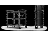 New Foldable Collapsible Utility Cart, Black 02248565