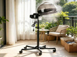 Professional Hair Steamer for Deep Conditioning, 11.81" Hooded Ionic Standing Hair Steamer with 2 49008674