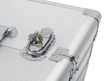 4-in-1 Draw-bar Style Interchangeable Aluminum Rolling Makeup Case Silver 59019860