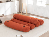 Adjustable Floor Sofa, Corduroy Lazy Sofa with Adjustable Straps for Versatile Configurations, W1170P365599