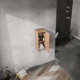 12" Bathroom Side Cabinet,Soft Close Doors,Float Mounting Design, W999P196498