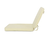 CAROLINA CLUB CHAIR CUSHION SET, BACK CUSHION AND SEAT CUSHION, CREAM, SET OF 2 N775P270212C
